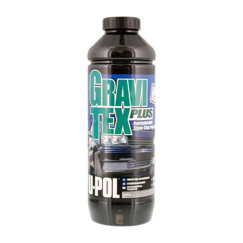 U-POL/ Gravi Tex Plus HS Антигравийное покрытие черное, 1л