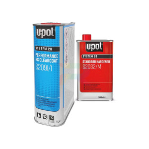 U-POL/ S2091 HS Лак Performance 2:1, 1л + отверд S2032/M 0,5мл