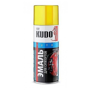 KUDO/ KU-5213 Эмаль для суппортов, желтая, эарозоль, 520мл
